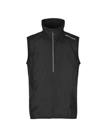 Vindtæt Løbevest i Sort – Perfekt til Udendørs Træning!