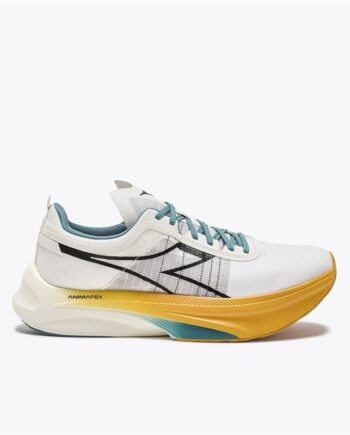 Hvid Diadora Gara Carbon Løbesko Gul - Diadora Hotrunner